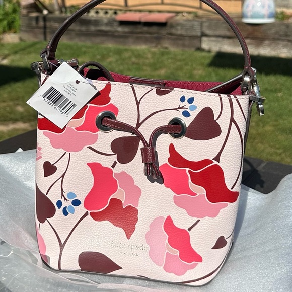 Kate Spade Small Bucket Eva Nouveau Bloom multi (974). Brand New - Picture 1 of 7